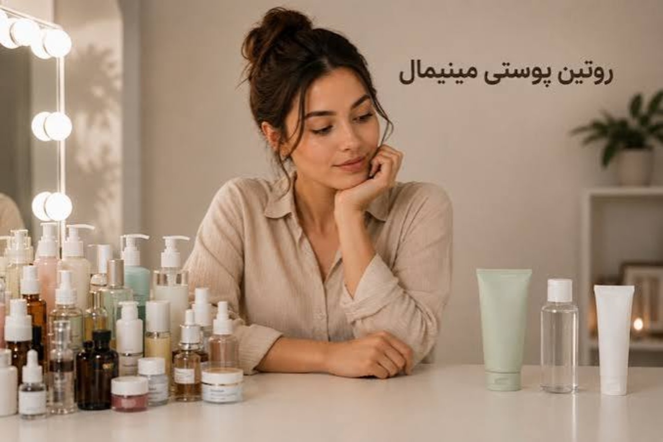 روتین پوستی مینیمال با سه محصول ضروری